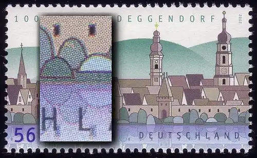 2244 Deggendorf avec PLF Fleck dans l'arbre par L d'ALLEMAGNE, champ 2, **