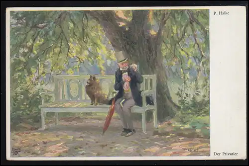 AK Pique-nique: Le privé, carte Primus / carte de connaisseur d'art, inutilisé