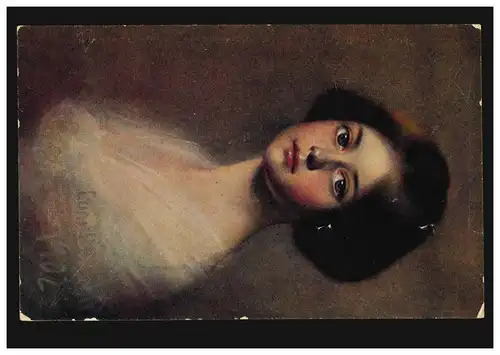 AK Artiste C. Stuchlik: Étude - Femme, couru en 1921