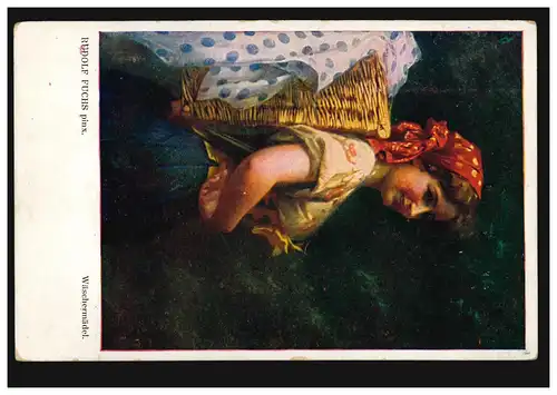Künstler-AK Rudolf Fuchs: Wäschermädel, Galerie Wiener Künstler, ungebraucht