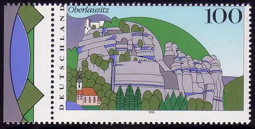 1809 Oberlausitz mit Verzähnung durch den Oberrand, **
