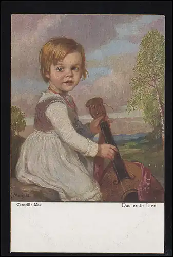 AK Corneille Max: La première chanson, carte postale Primus, inutilisé