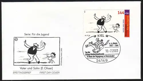 Marque de Block 63 Jeunesse sur FDC: ESSt Kiel