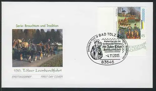 2494 Brauchtum Tölzer Leonhardifahrt auf FDC Bad Tölz