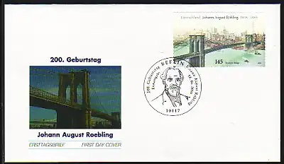 2546 Röbling SELBSTKLEBEND auf FDC ESSt Berlin