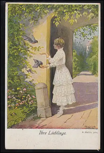 AK Artiste A. Mailick. Vos favoris - Nourriture des oiseaux, inutilisé