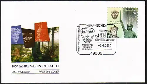 2741 Varusschlacht - selbstklebend aus MH 79, FDC ESSt Bramsche