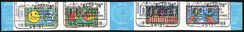 2665-2668 Post/Europe - RESTREINT, ensemble avec ESSt Messe Essen Championnat