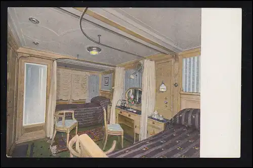 Sitmar-AK AUSONIA - Une chambre avec 2 lits, maison d'édition Sizmar, non utilisé