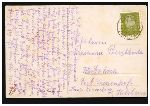 Caricature-AK Le train - Descendre et pousser aider! BERNAUS / BADE 1933