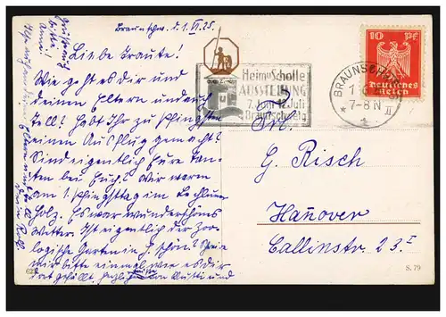 Künstler-AK Zwei Pferdeköpfe, Verlag O.G.Z.-L., BRAUNSCHWEIG 1.6.1925