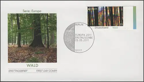 2864 Europe/CEPT 2011: Der Wald, FDC ESSt Berlin