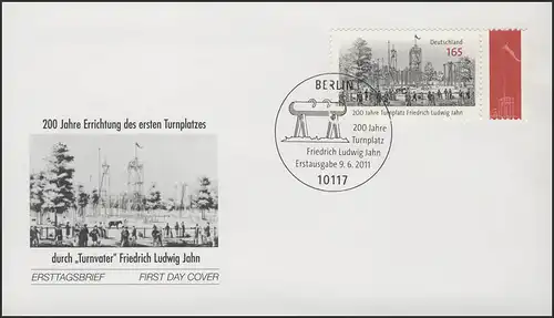 2870 Turnplatz Friedrich Ludwig Jahn, FDC ESSt Berlin