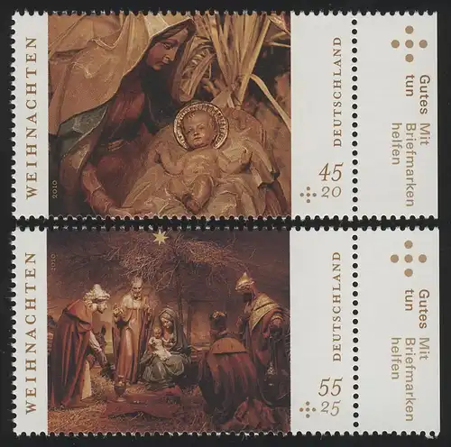 2829-2830 Weihnachten 2010, Satz postfrisch **