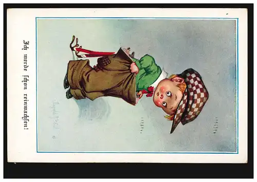 AK Artiste Donald Mc.Gill Je vais grandir ! - BRAUNSCHWEIG 12.3.1927