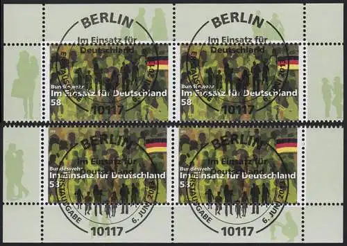 3015 Bundeswehr en service pour l'Allemagne, quatre arcs avec ESST Berlin
