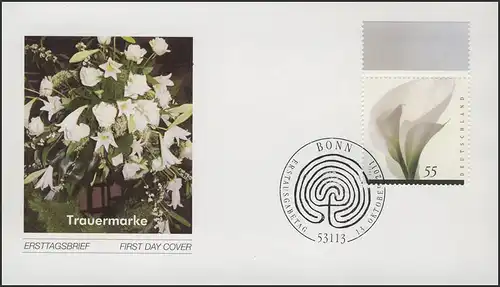 2894 Trauermarke 2011, FDC ESSt Bonn