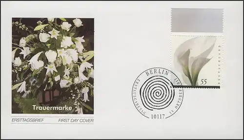 2894 Trauermarke 2011, FDC ESSt Berlin
