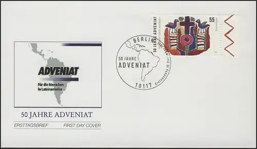 2899 Adveniat 2011, FDC ESSt Berlin