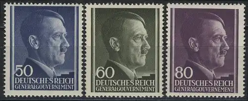 110-112 francs Hitler 1943, ensemble complet ** frais de port