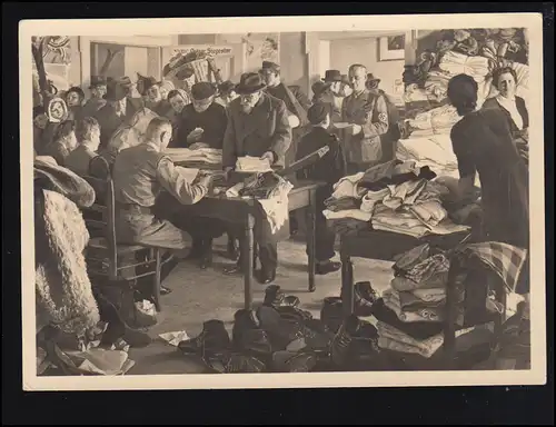 Artiste-AK Adolf Reich: Collection de laine dans un groupe local de Munich, inutilisé
