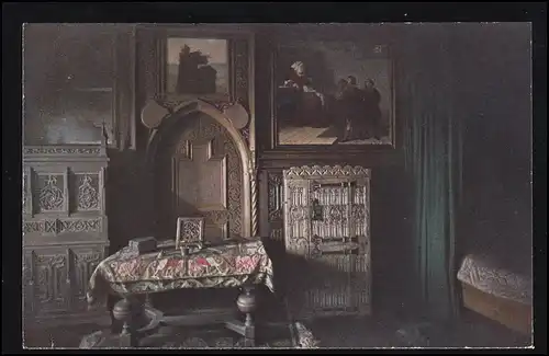 Artiste AK Wittenberg: Ritterhaus Reformationschambre / salle d'hôtes, inutilisé