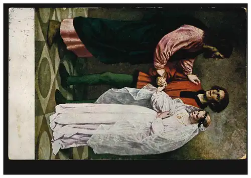 AK Artiste Ed. v. Gebhardt: Jésus et le couple de mariés, RAVENSBURG VILLE 19.8.1930