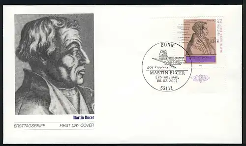 2169 Martin Bucher FDC Bonn