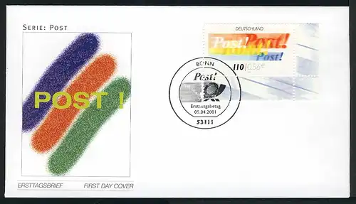 2179 Post Inschrift FDC Bonn