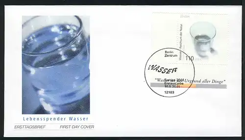 2185 Europa/CEPT Wasser FDC Berlin