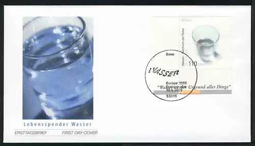 2185 Europa/CEPT Wasser FDC Bonn