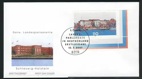 2198 Parlement régional Schleswig-Holstein FDC Bonn