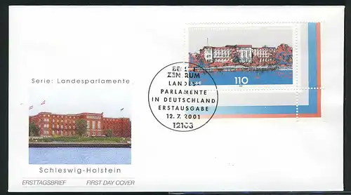 2198 Parlement régional Schleswig-Holstein FDC Berlin
