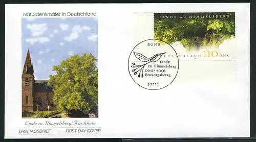 2208 Linde von Himmelsberg FDC Bonn