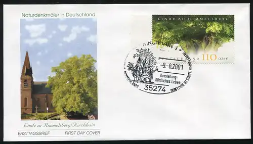 2208 Linde von Cielsberg FDC Kirchhain