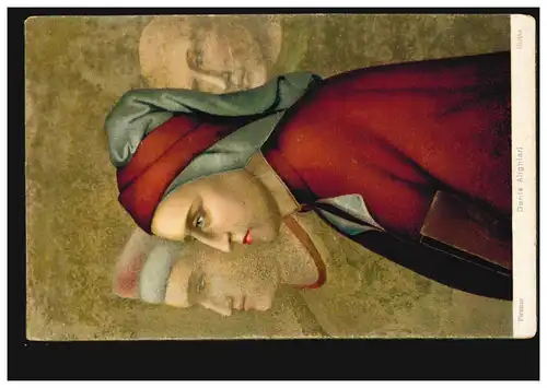 AK Giotto: Dante Allghieri, Varlag AGM Depose, inutilisé