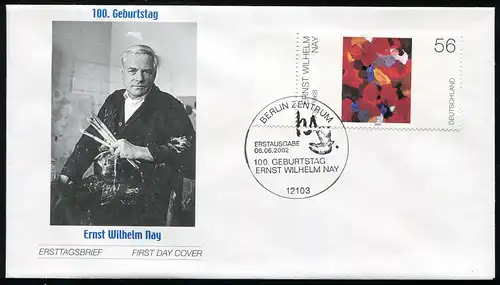 2267 Ernst Wilhelm Nay FDC Berlin
