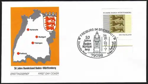 2248 Baden-Württemberg FDC Freiburg im Breisgau