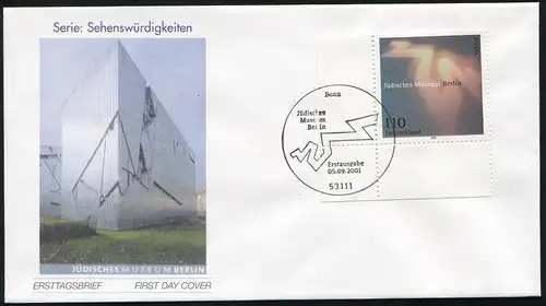 2216 Jüdisches Museum FDC Bonn