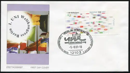 2215 Congrès du syndicat mondial de l'UNI FDC Berlin, ovale