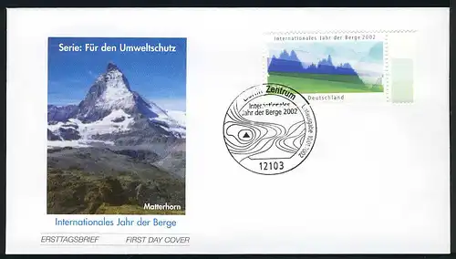 2231 Protection de l'environnement Montagne FDC Berlin