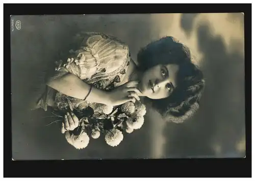 AK Mode La Réfléchissante avec des fleurs, EAS, DINGELSTETT (EICHSFELD) 1911