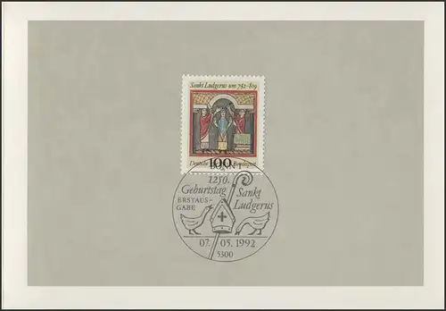 MinKa 17/1992 Heiliger Ludgerus