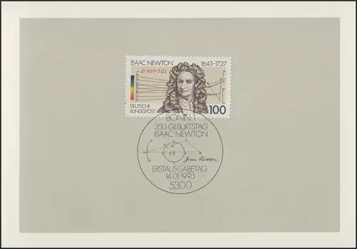 MinKa 02/1993 Sir Isaac Newton, Physiker
