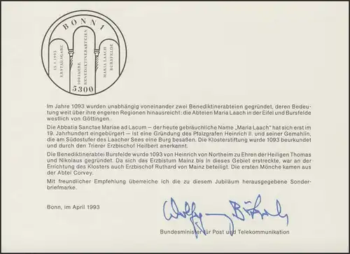 MinKa 14/1993 Maria Laach und Bursfelde