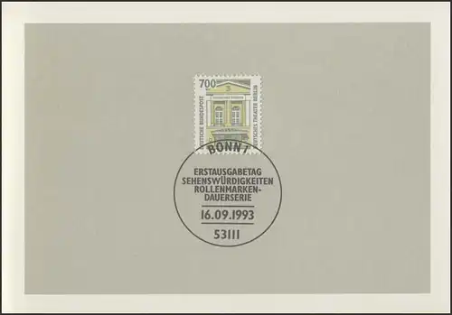 MinKa 34/1993 SWK: Deutsches Theater Berlin 700 Pf