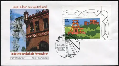 2355 Industrielandschaft Ruhrgebiet FDC Berlin