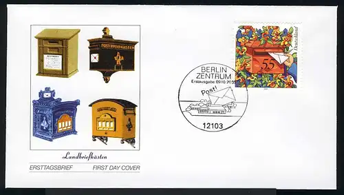 2368 Post Hausbriefkasten FDC ESSt Berlin