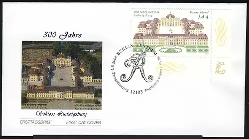 2398 Château de Ludwigsburg sur FDC ESSt Berlin