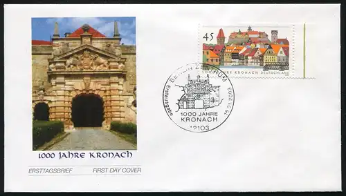 2309 Kronach FDC Berlin.